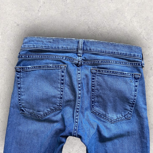 Rag & Bone Distressed Denim Jeans Women Size 25 - Picture 6 of 10